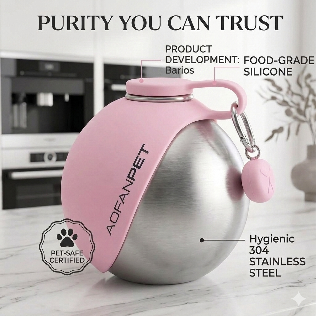 Pet Travel Water Bottle – Compact, Durable and Super Comfortable, Free Shipping