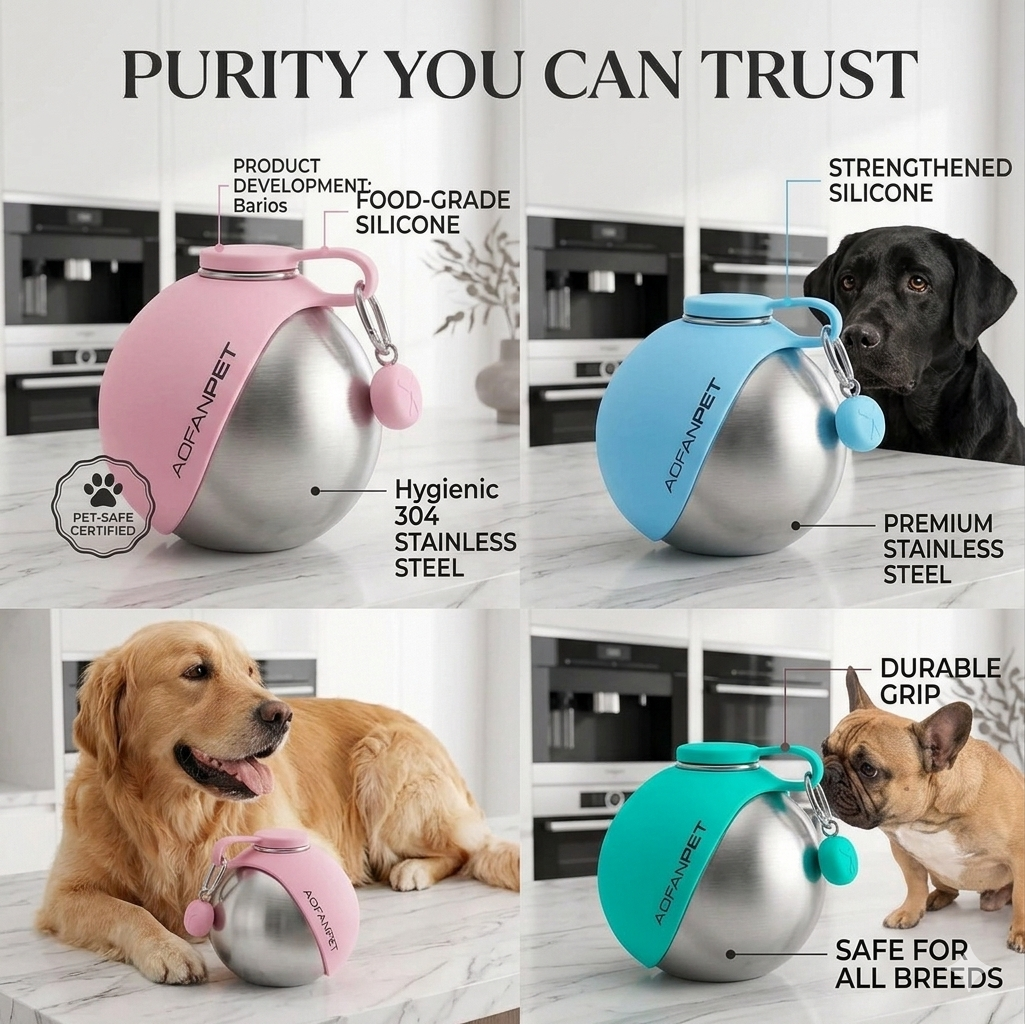Pet Travel Water Bottle – Compact, Durable and Super Comfortable, Free Shipping